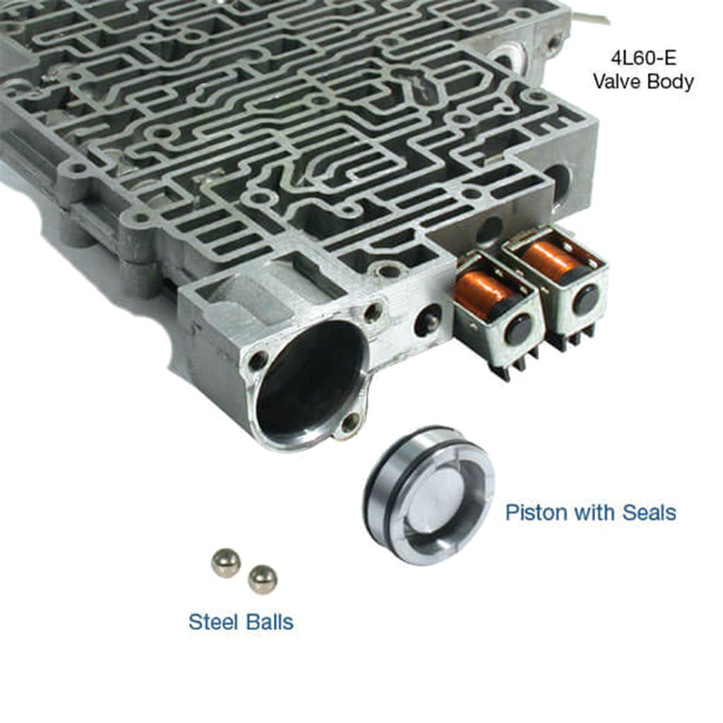77998-03K Aluminium Stiftloser Akkumulator Kolbensatz Autozubehör Einfache Installation für 4L60E 4L65E 4L70E Langlebig