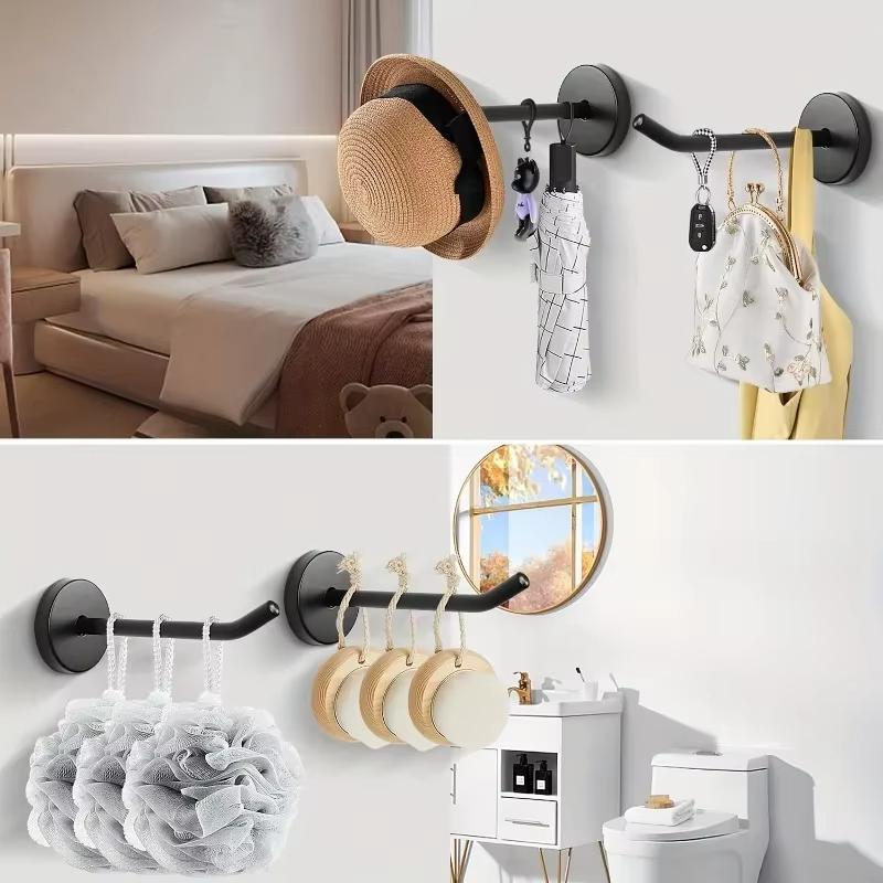 5/20pcs Strong Magnetic Hook Multi Purpose Suspension Removable Bracket Household Towel Kitchen Bar Storage Hooks Storage Tools