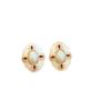 Vintage Retro Flower Stud Earrings - Light Luxury, High-End Design, Versatile for Women's Accessories