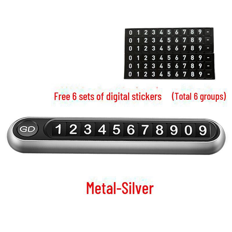 

Индивидуальный светящийся временный парковочный знак — персонализированный с логотипом и скрытым номером телефона