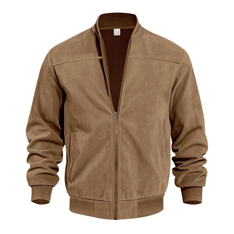 Giacca Punk in Pelle con Maniche e Zip da Uomo per Uso Casual Autunnale