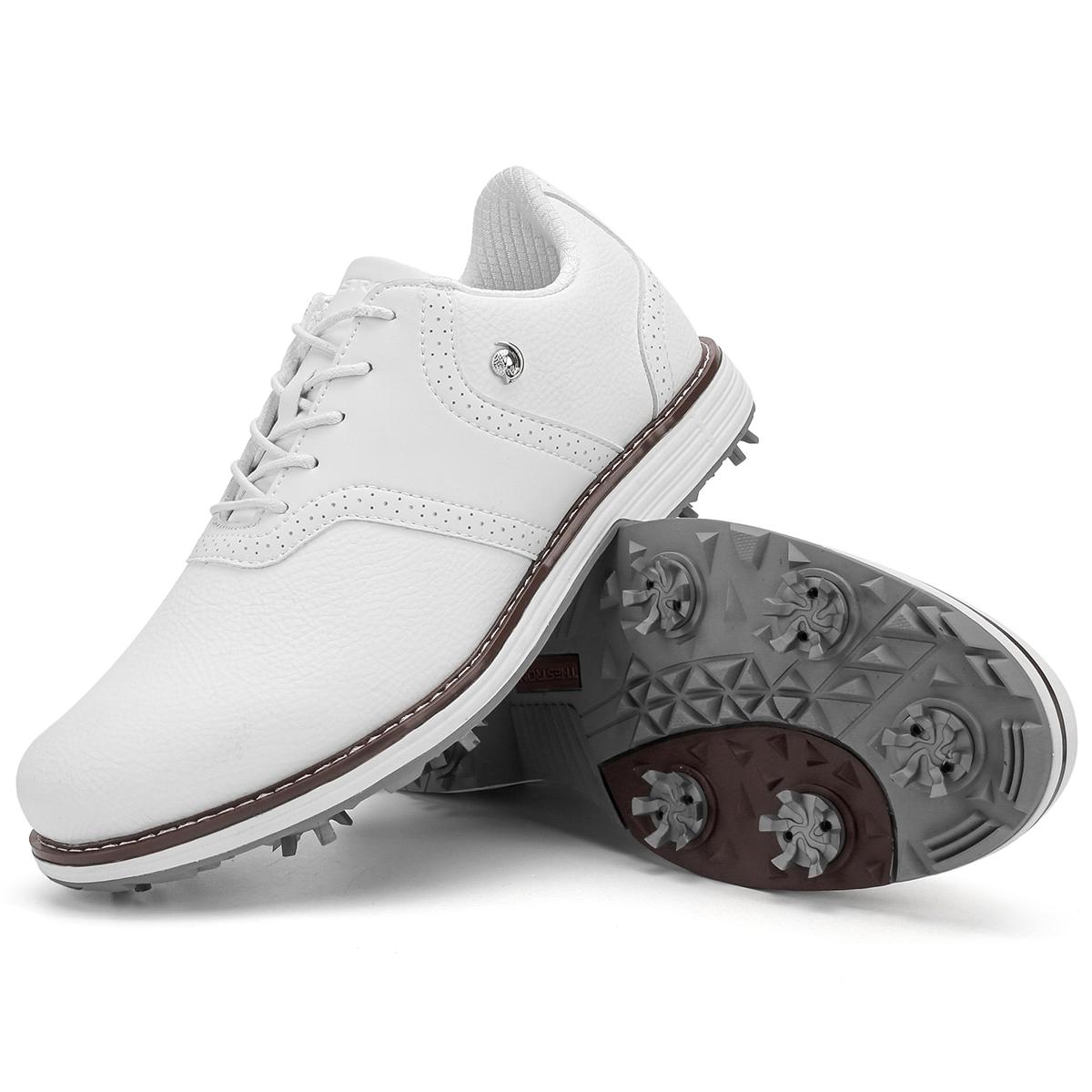 

Мужские профессиональные уличные туфли для гольфа, размеры 39-48, водонепроницаемые кроссовки для гольфистов, удобные 39