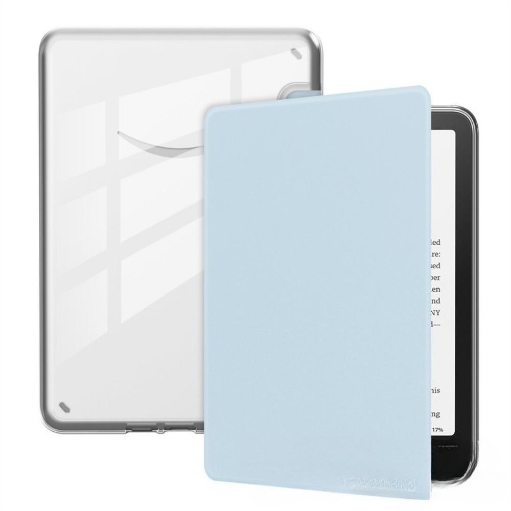 Premium Lederhülle für Kindle Paperwhite 6 5 4 3 2024 Edition mit Acryl-Abdeckung Oasis Hülle