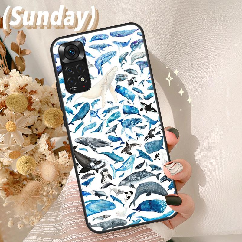Orcas Killer Whales Cover For Xiaomi Redmi Note 13 9 10 11 12 14 15 Pro Plus Case For Redmi 14C 13C 10C 12C 15 C
