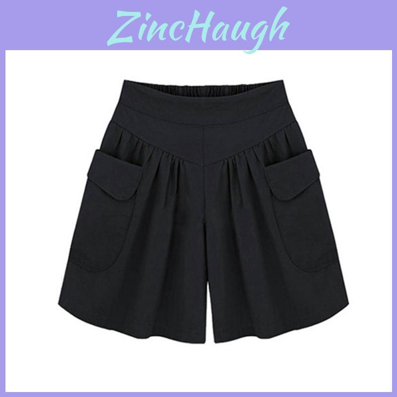 Fashion Womens Casual Loose Wide Leg Pants Pocket Leggings L5xl Culottes