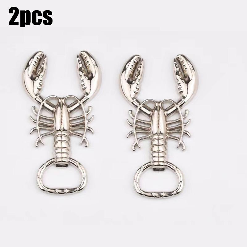 Lobster Corkscrew Bottle Opener Portable Metal Wine Beer Opening Kitchen  Fun Retro and Versatile Handicraft Accessories