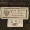 Gucci 80er Jahre Hergestellt in Italien Wolle Vintage Altes Karomuster Rock Anzug Set Damen Gebraucht
