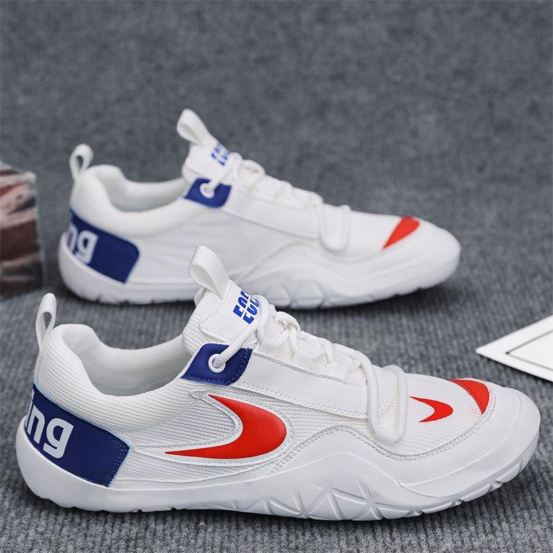 

Men s shoes summer breathable thin mesh summer sports leisure net shoes light soft sole running travel small white tide shoes 44