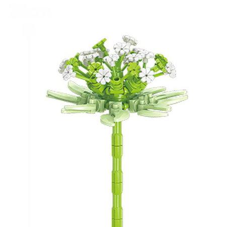 Modello Fiore Bouquet Eterno Blocchi da Costruzione Pianta Decorativa Creativa per Scrivania Casa Assemblare Mattoncini Giocattolo Educativo Regali per Bambine Bambini