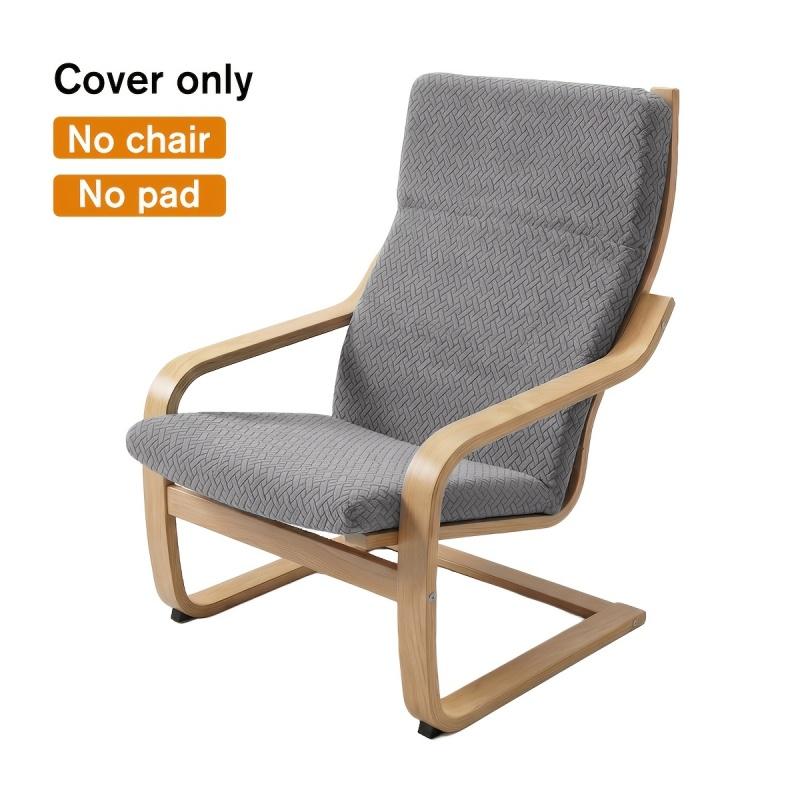 Wasbare Overhoes voor Poang Stoel Antislip Houten Armleuning Beschermer Loungestoelhoes voor Woonkamer Decoratie