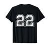 Number 22 On the Back. T-shirt
