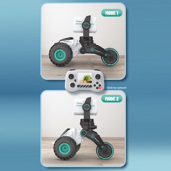 Remote Control Car with 720P Real Time Video Camera Kids Off-Road Truck Photography RC Vehicle Toy Toddlers Boys Birthday Christmas Gift