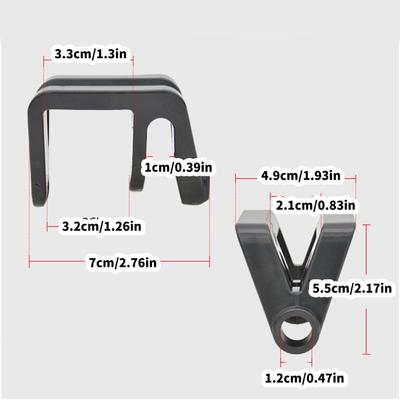 4pack High Strengths Boats Buffers Hook Adjustable Inflatable Bumper Hook for Easy Installation