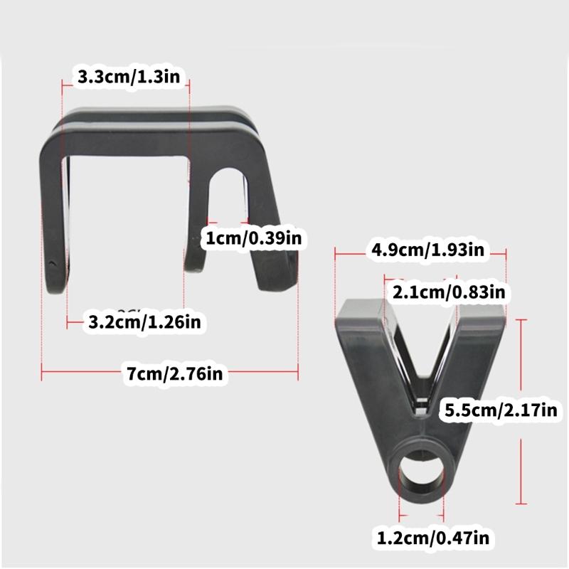4er-Pack Schwere Klemmen Boots Hakenclip Haltbarkeit Paddel Ruderhalter Clip für Verschiedene Bedürfnisse