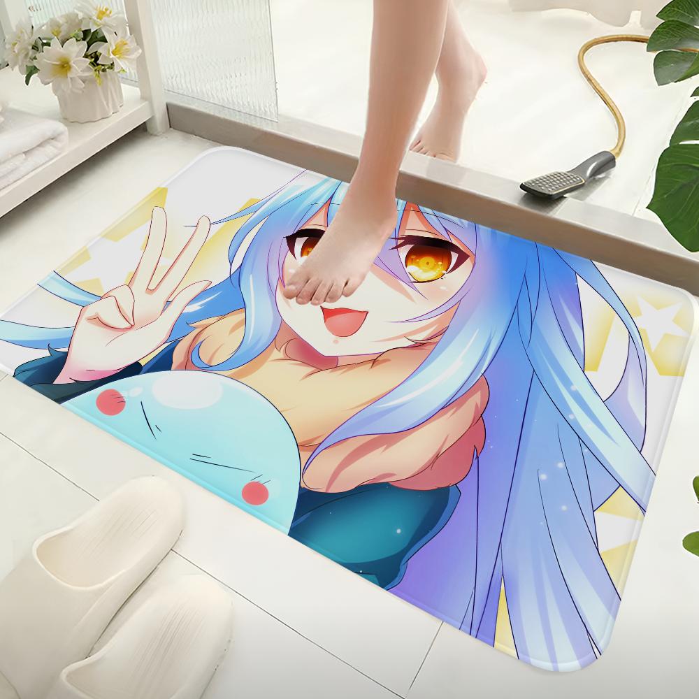 Demon Slime Rimuru Tempest Hallway Carpet Non-Slip Laundry Room Mat Laundry Decor Balcony Child Living Room Toilet Rug