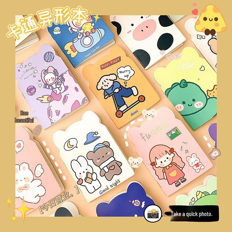 Cartoon Animal Mini Notebook - Cute Pocket-Size Stationery Gift