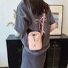 Canvas bag women's summer versatile new niche design messenger bag casual mobile phone bag