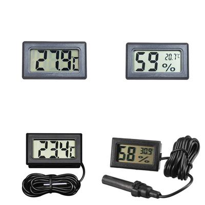 Mini LCD cyfrowy termometr higrometr temperatura kryty wygodny czujnik temperatury miernik wilgotności miernik instrumentów kabel