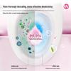 Velvety Fruity Foam Toilet Bowl Cleaner - Deodorizes, Descales, and Removes Yellow Stains