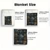 Marine Fish Collection 2D Flat Pattern Flannel Blanket, High quality All Seasons, Home Decor, Warmth and Comfort, Perfect for Christmas Gifts.