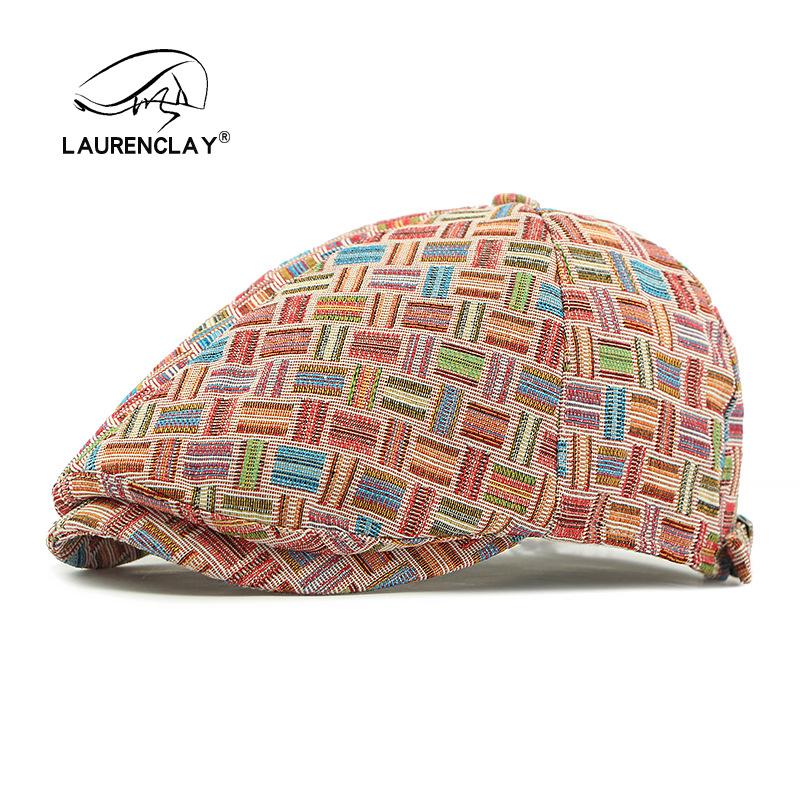 Hat Ladies Six Piece Beret British Vintage Cap Versatile Painter Hat Casual Forward Hat Men