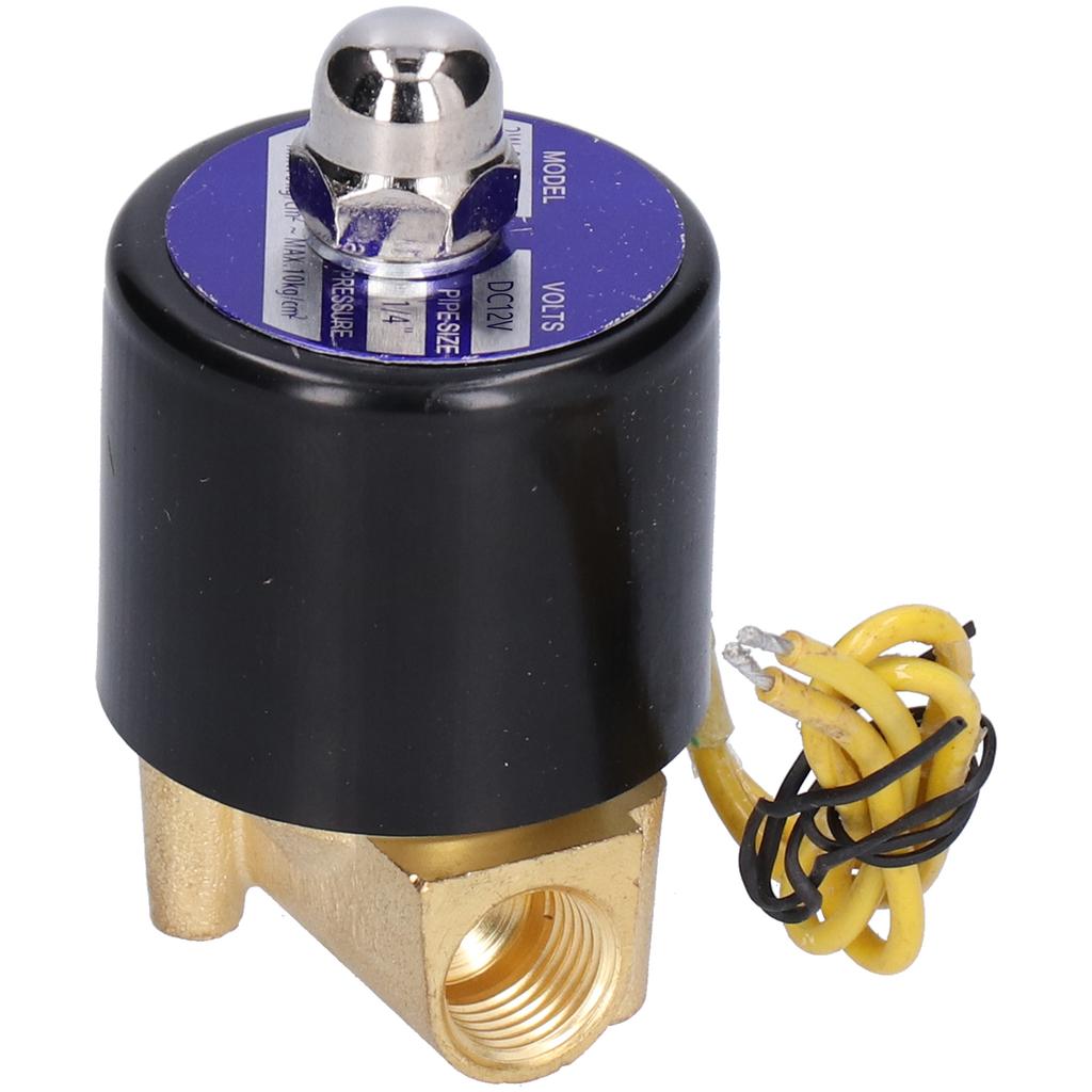 Electric Solenoid Valve Small Normally Closed for Water Air Diesel 14in 2W?025?08DC12V
