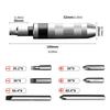 Professional Impact Screwdriver Bit Kit Rust Proof Strength Metal Bit Multiple Size NonSlip Handle Flat Screw Remover