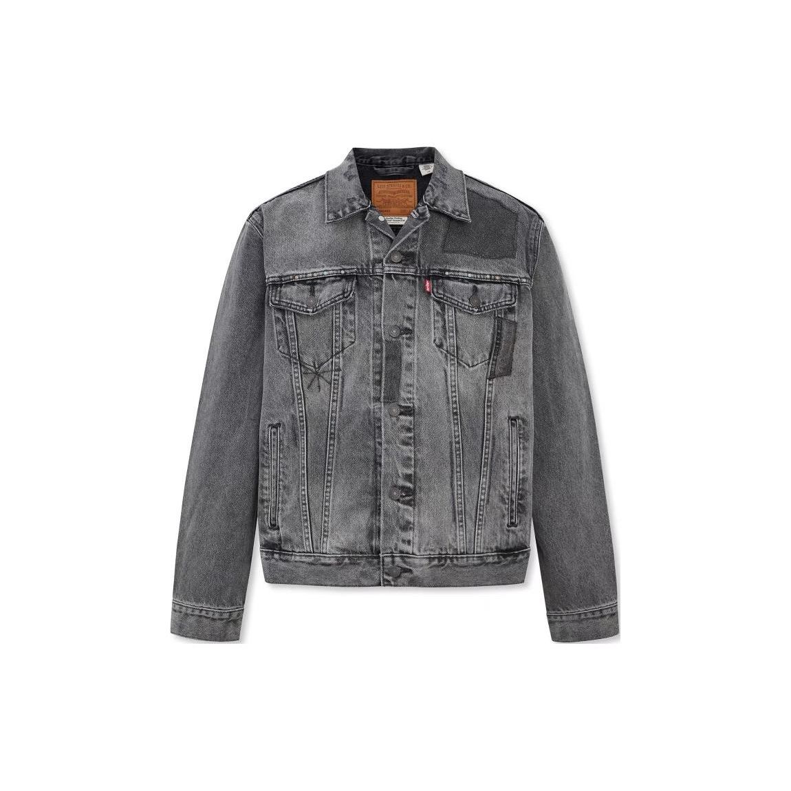 

Джинсовая куртка Levis Solid Color Button-Down, мужские куртки, серая 72334-0396 M