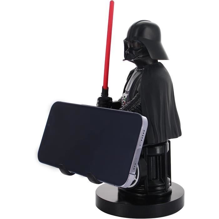 Figurine support manette - EXQUISITE GAMING - Dark Vador - Noir - Rechargeable USB - Licence Star Wars