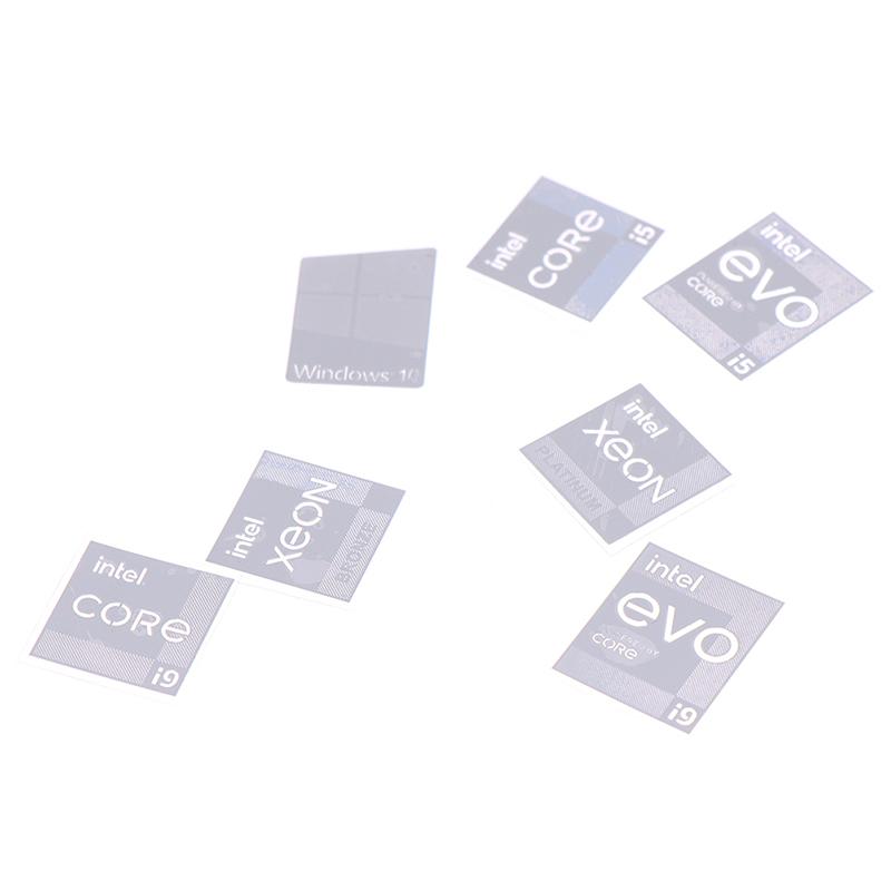 Adesivo per Computer Sticker 11ª Generazione 11Th Generation Ccore I9 Evo I7 I5 Win10