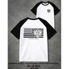 Cotton American Short Sleeve Shoulder T-Shirt Women's Bottom Shirt Loose Top