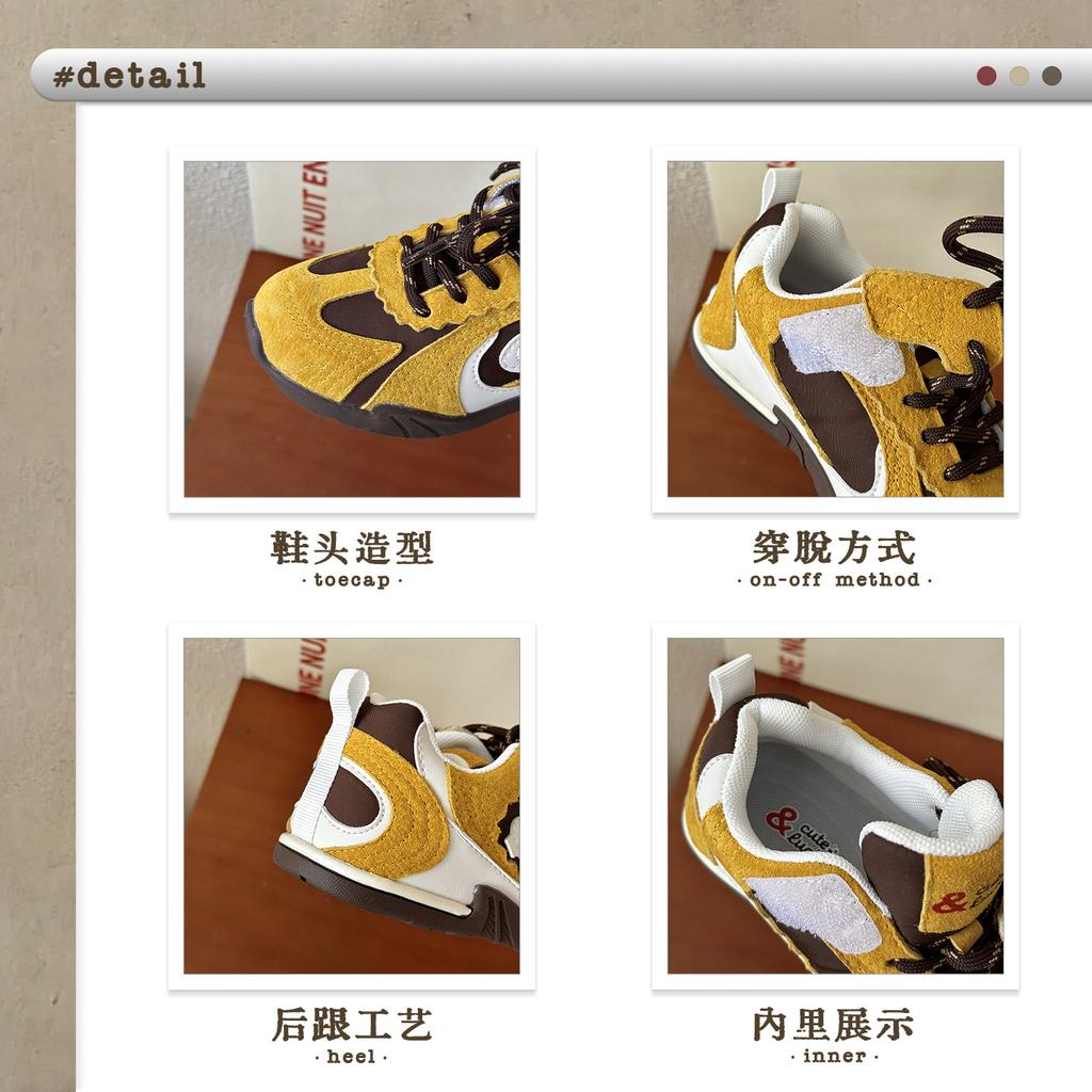 XSHX children's baseball function thin-soled sports board shoes Wenzhou classmates boys and girls autumn new retro decoration American style