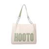 Large capacity tote bag new simple letter chain shoulder bag retro women's shopping bag