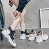 Trend tooling boots women's winter and autumn new high-top casual short boots velvet little white women's shoes platform Martin boots