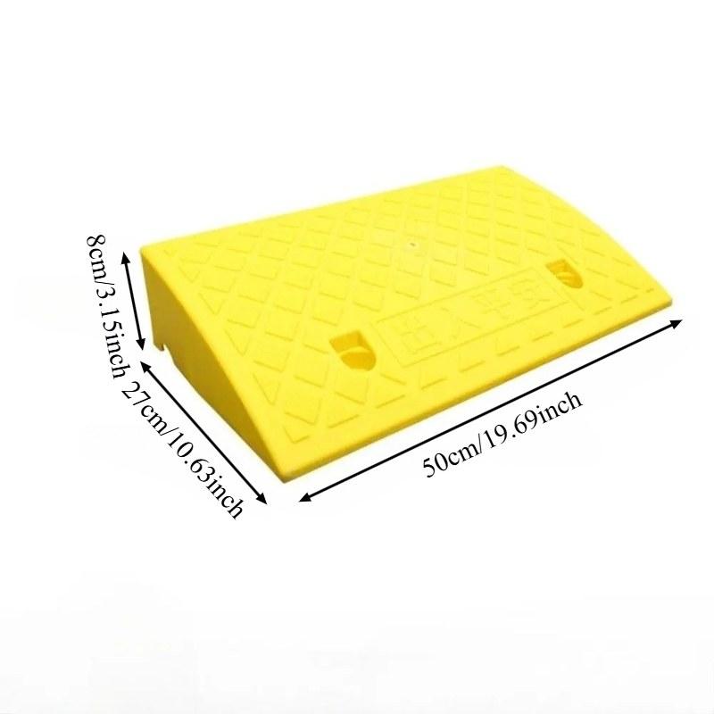 Durable Portable Threshold Ramp 3–10cm Height, Anti-Slip Surface for Car, Motorcycle, Wheelchair, Pets, Doorstep, Curb Access