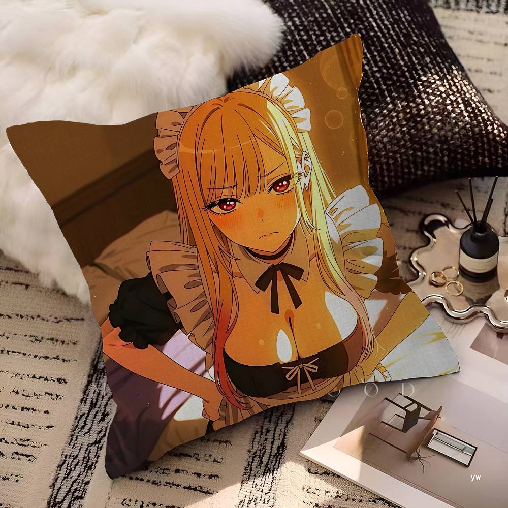My Dress-Up Darling Anime Pillow Gifts Home Office Furnishings Bedroom Sofa Car Cushion Cover Case 45x45cm