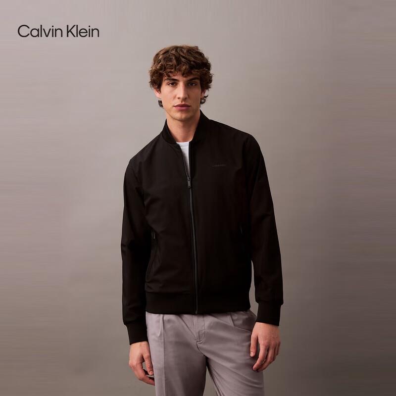 Calvin Klein Jeans Men's Classic Baseball Collar Bomber Jacket