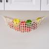 1pcs Home Kitchen Fruit Hanging Basket,Hanging Fruit Hammock For Kitchen Under Cabinet, Handwoven Hanging Fruit Holder For Home Boat Camper