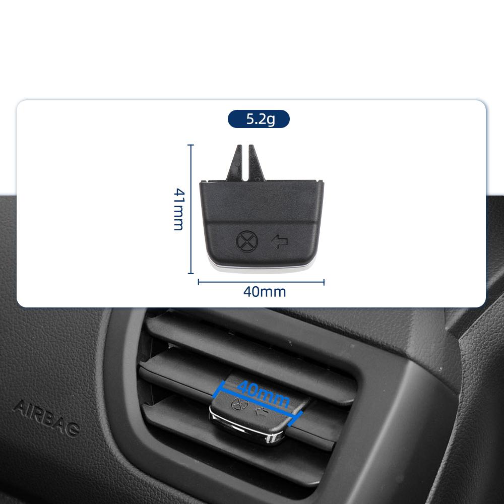 Left and Right Black Front AC Vent Outlet Clip for KIA K2 2011-2015 OE 97460-4X000WK 97480-4X110WK