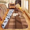Cartoon Bedside Rug: Stain-Resistant, Non-Slip, Easy-Care, Water-Absorbent Rug for Bedroom, Living Room, or Bay Window