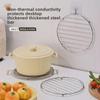 Thick Stainless Steel Kitchen Pot Mat - Heat-Resistant, Anti-Scald Insulation Pad for Dishes and Table