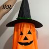 Halloween Night Home Ornaments Cute Hanging Decor, Pumpkin Ghost Pendant with Durable Fabric Decor Wizard Hat, Spooky Witch Ornament for Party