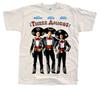 REBAJA Camiseta Three Amigos Vintage Color Natural Camiseta de Hombre Impresión Digital dtg TALLAS 4XL