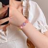 Dopamine-Inspired Colorful Love Bracelet: Beaded Hand Jewelry In Cute Style for Women and Influencer Fashion