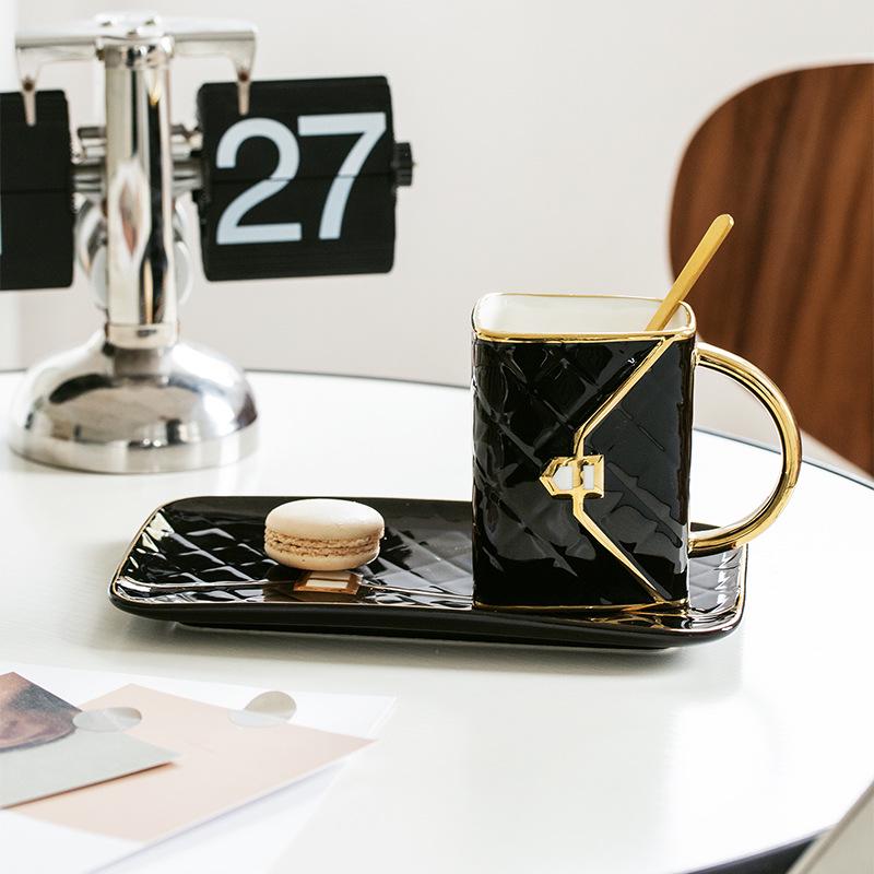 Exquisite European Ceramic Cups & Saucers: Luxury Afternoon Tea Set
