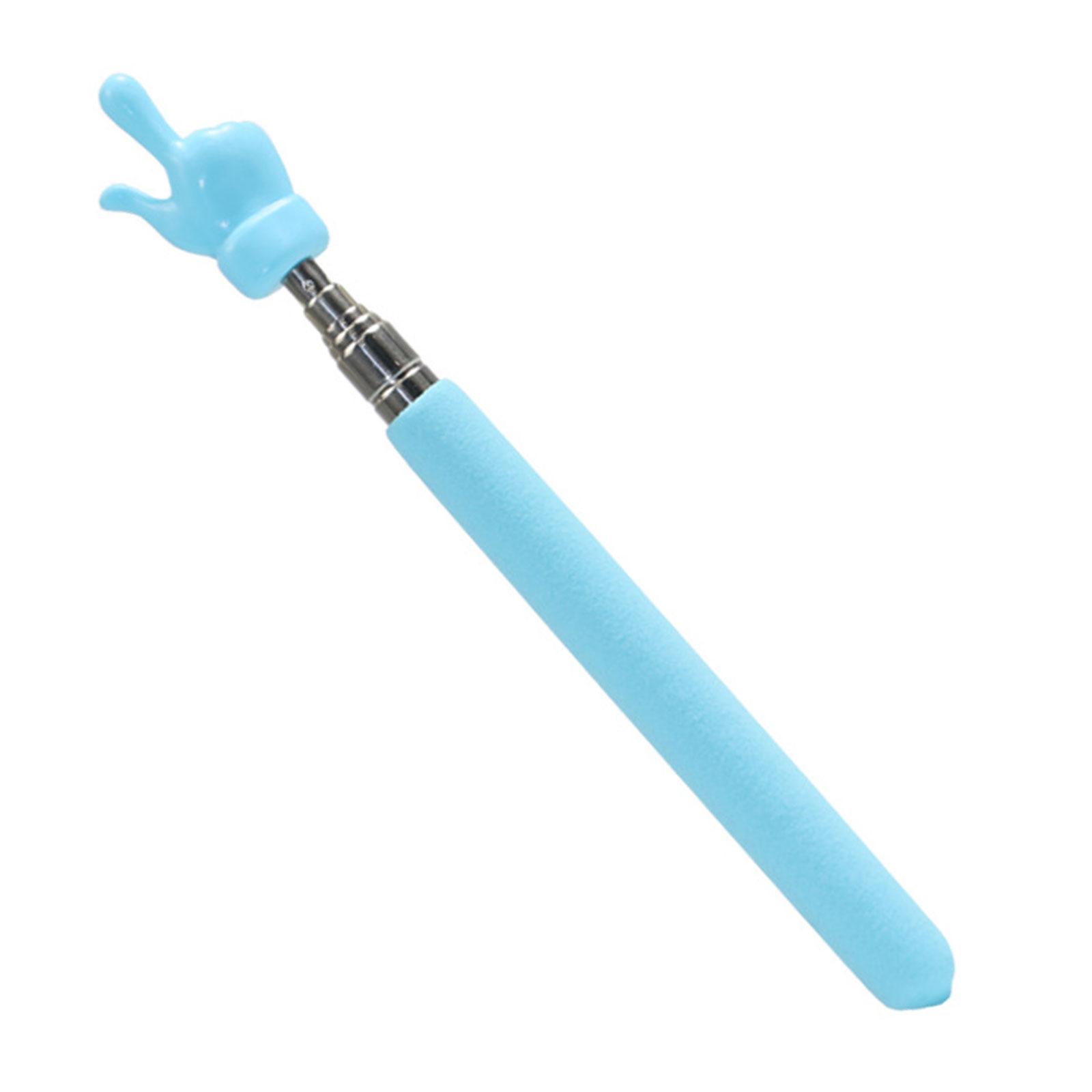 

Указатель для учителя с телескопической ручкой для пальцев, указка для белой доски для презентаций, лекций синий