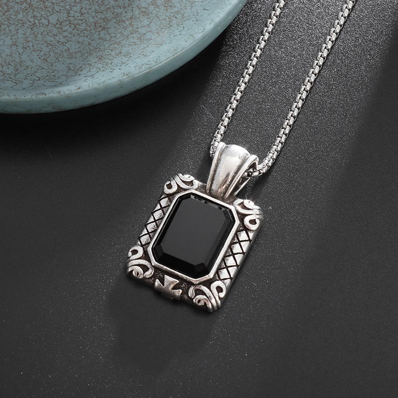 European and American Wind Snake Five-pointed Star Pendant Hip-hop Versatile Necklace Men's and Women's Jewelry