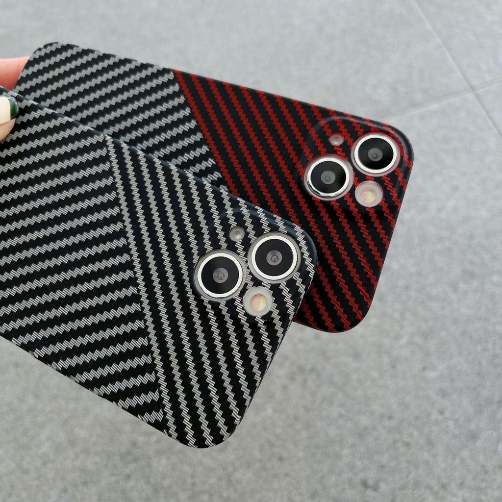 Applicable To Apple 11 Carbon Fiber Pattern PC Mobile Phone Case iphone11PROMAX Kevlar Ultra-thin All-inclusive Protective Case
