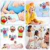 Baby Wrist Rattles Socks and Foot Finder Toy Set, 4-Piece Newborn Learning Toys for 0-12 Months Boys Girls, Baby Shower Birthday Gift