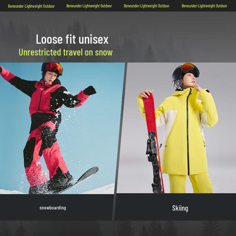 Beneunder Unisex Air-Fluffy Ski Jacket SK19324